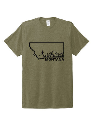 Men's Montana Mountain Runner Shirt Military Green