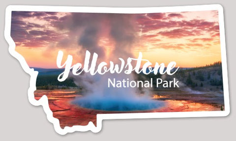 Yellowstone Sunset Sticker