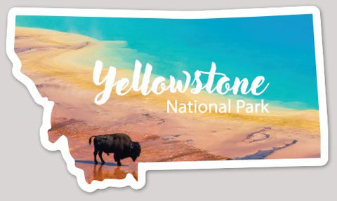 Yellowstone Grand Prismatic Sticker