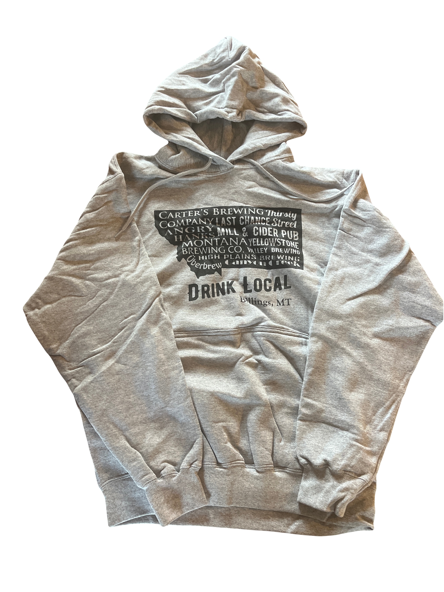 Heather Grey Billings Brewery Hoodie