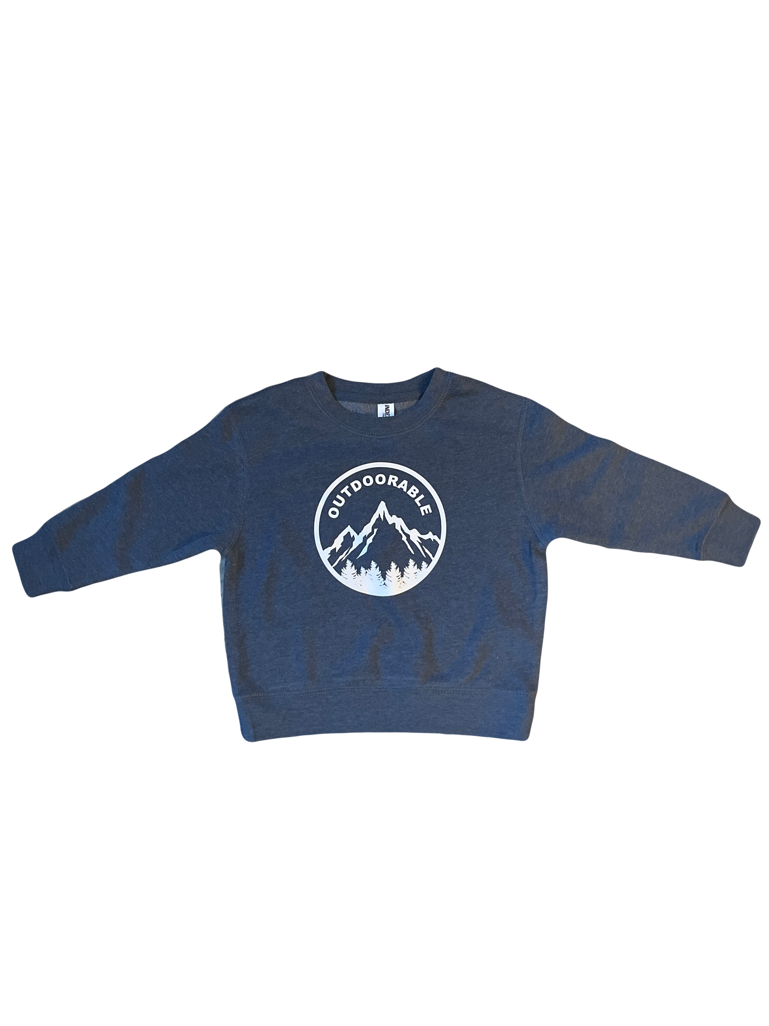 Youth Slate Blue Outdoorable Crewneck Sweatshirt