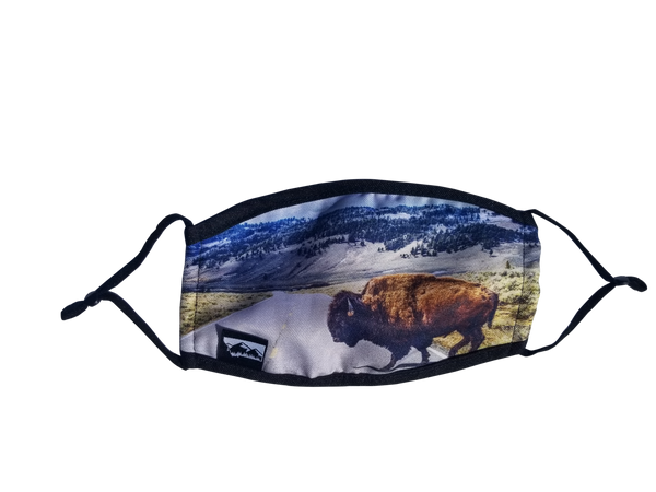 Montana Bison Face Mask with Filter