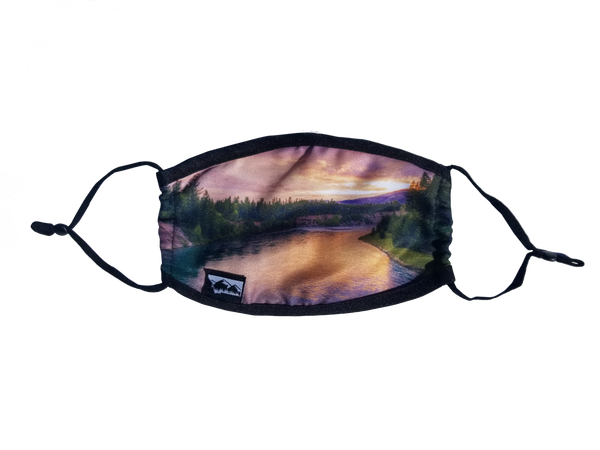 Montana Sunset Face Mask with Filter