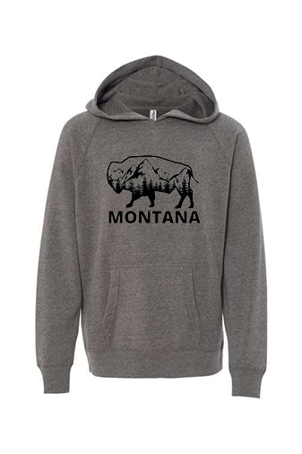 Youth Nickel Montana Bison Hoodie