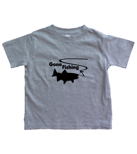 Toddler Gone Fishing Shirt