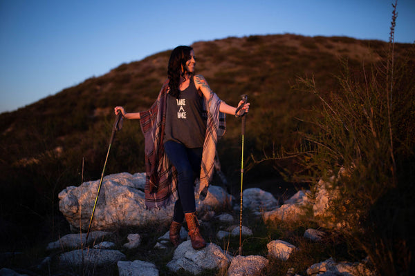Women's Take A Hike Tank Grey