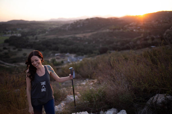 Women's Take A Hike Tank Grey