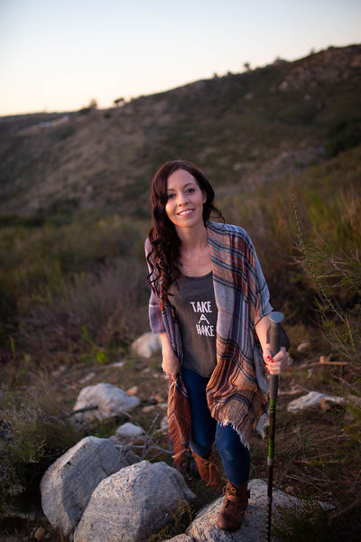 Women's Take A Hike Tank Grey