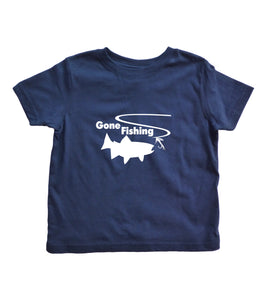 Toddler Gone Fishing Shirt