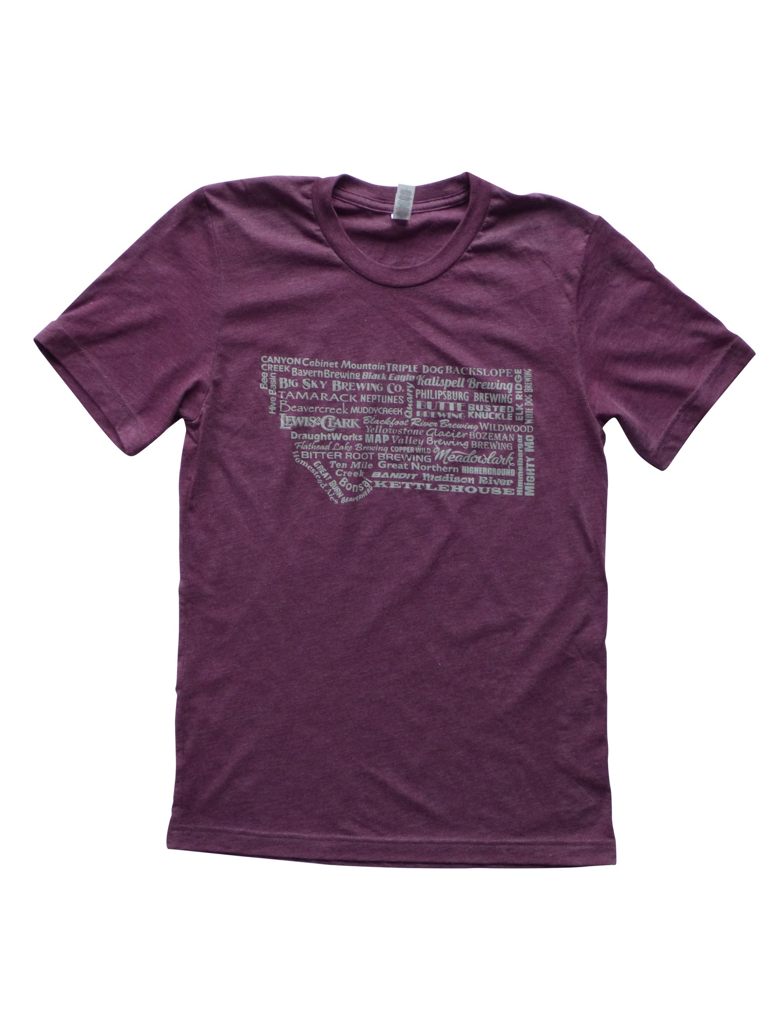 CLEARANCE Men's Brewery Shirt Maroon