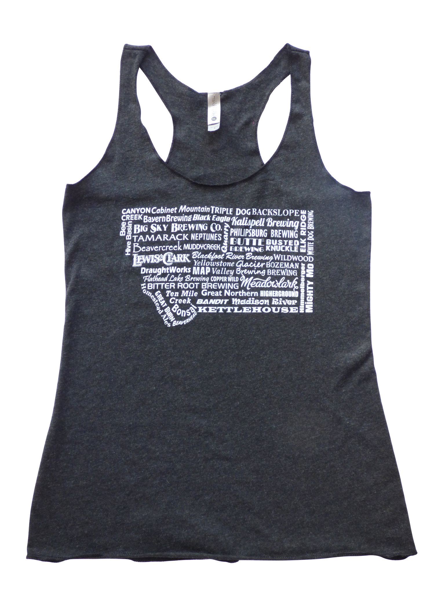 Women's Brewery Tank Top Charcoal