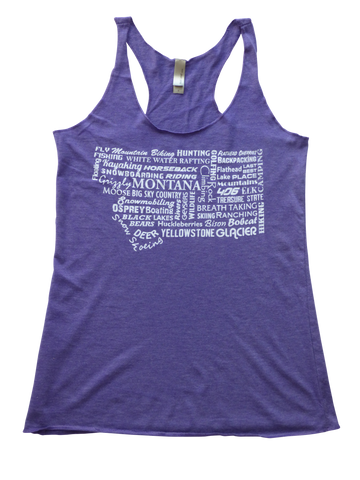 Women's Montana Word Tank Top-wholesale