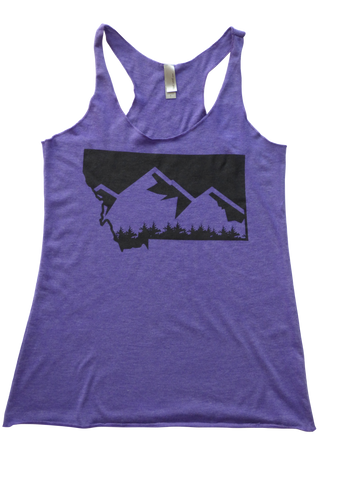 Women's Mountain Tank Purple