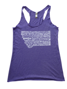 Women's Brewery Tank Top Purple