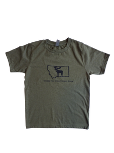 Youth Boy's Wild Moose Shirt-wholesale