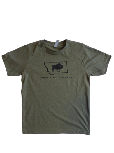 Boys Wild Bison Shirt