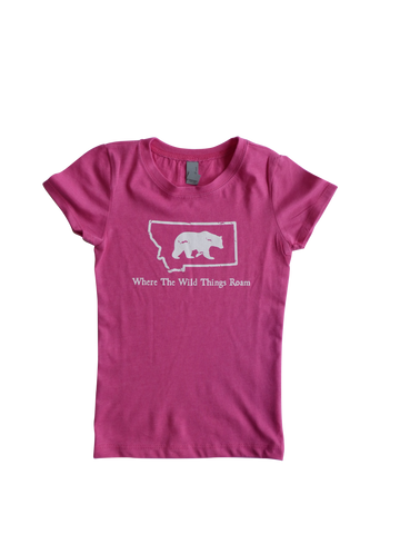 Girls Wild Bear Shirt