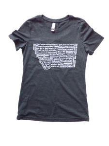 CLEARANCE Women's Charcoal Crew Neck Brewery Shirt