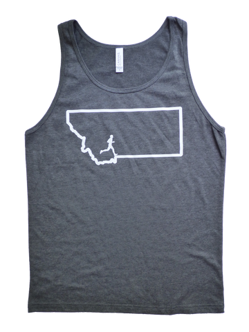 Men's Charcoal Runner Tank
