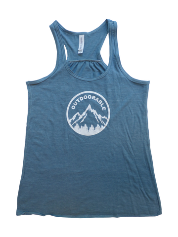 Women's Outdoorable Tank Steele Blue