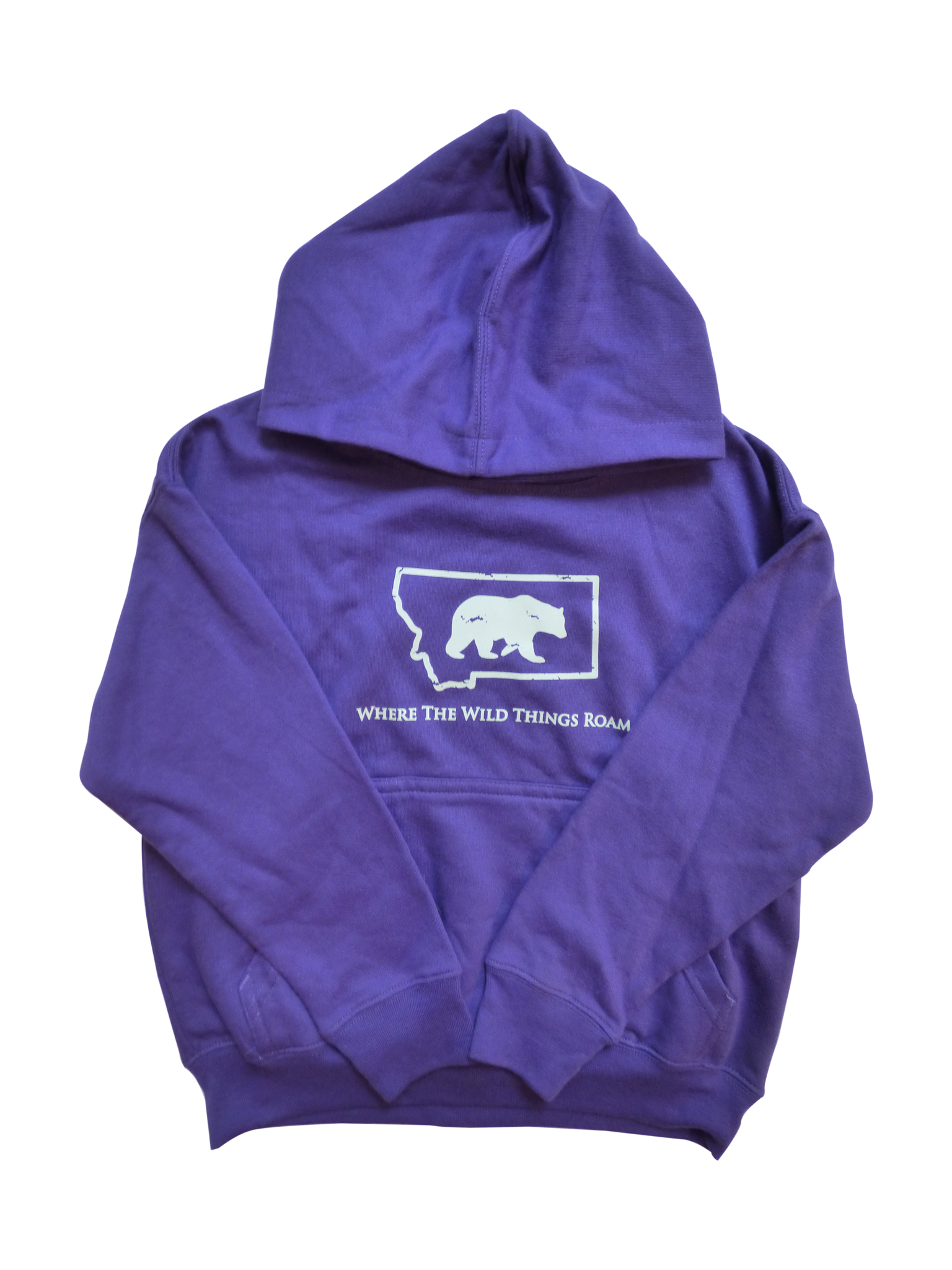 Toddler Purple Bear Hoodie