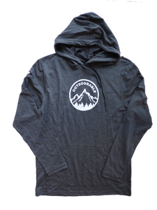 Outdoorable Charcoal Unisex Light Weight Hoodie-wholesale