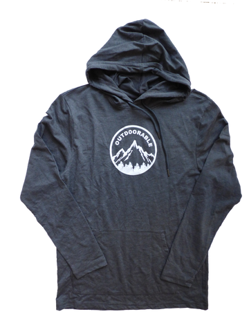 Outdoorable Charcoal Unisex Light Weight Hoodie