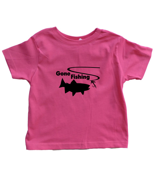 Toddler Gone Fishing Shirt