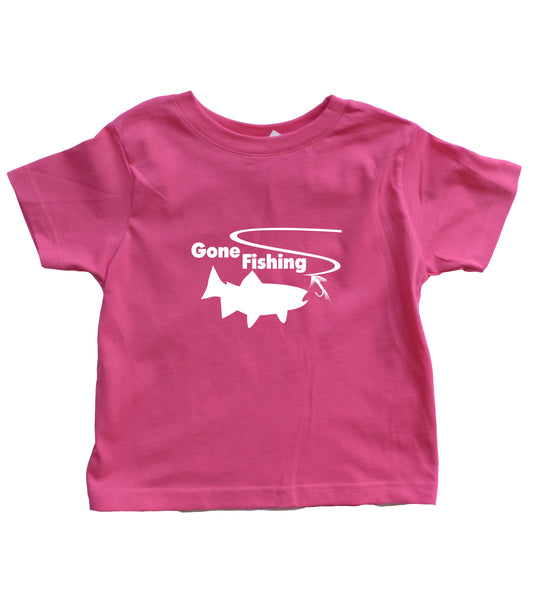 Toddler Gone Fishing Shirt