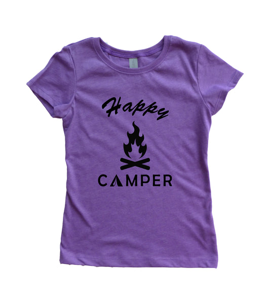 Girls Happy Camper Shirt