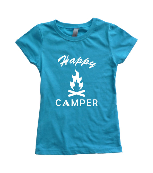 Girls Happy Camper Shirt
