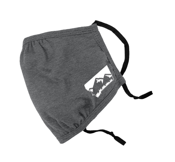 Youth Charcoal Grey Adjustable Montana Mask