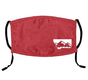 Youth Red Adjustable Montana Mask
