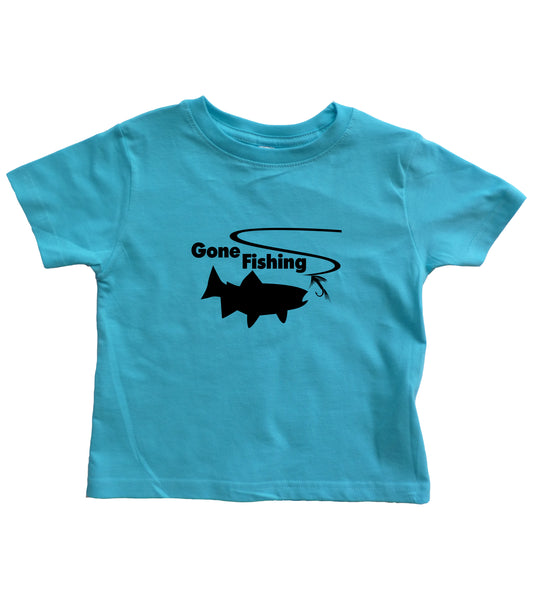Toddler Gone Fishing Shirt