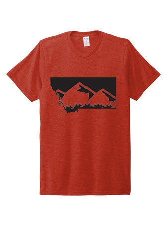 Men's Montana Mountain Shirt Burnt Orange