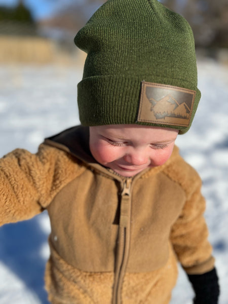 Military Green Montana Beanie