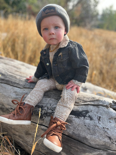 Toddler Grey Montana Beanie