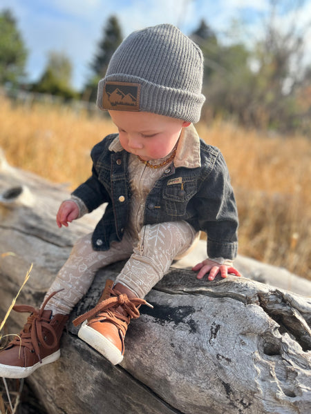 Toddler Grey Montana Beanie