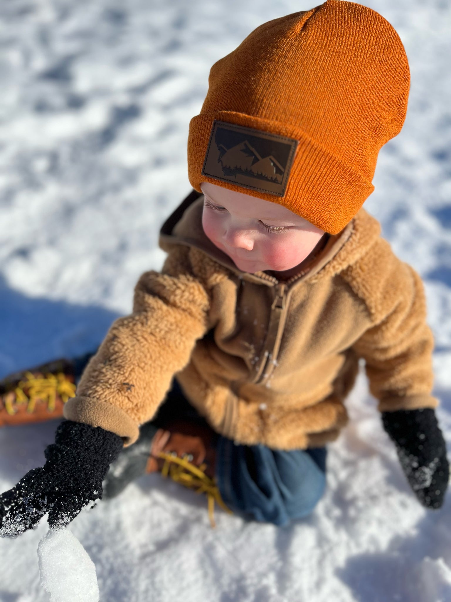 Rust Orange Montana Beanie