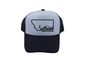 Black Men's Montana Mountain Runner Hat