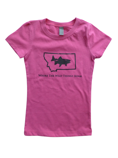 Girls Wild Fish Shirt