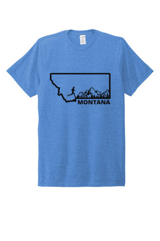Men's Montana Mountain Runner Shirt Blue