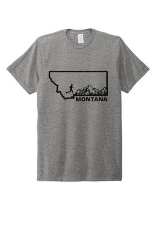 Men's Montana Mountain Runner Shirt Heather Grey