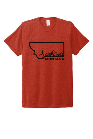 Men's Montana Mountain Runner Shirt Burnt Orange