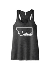 Women's Montana Mountain Runner Tank Charcoal